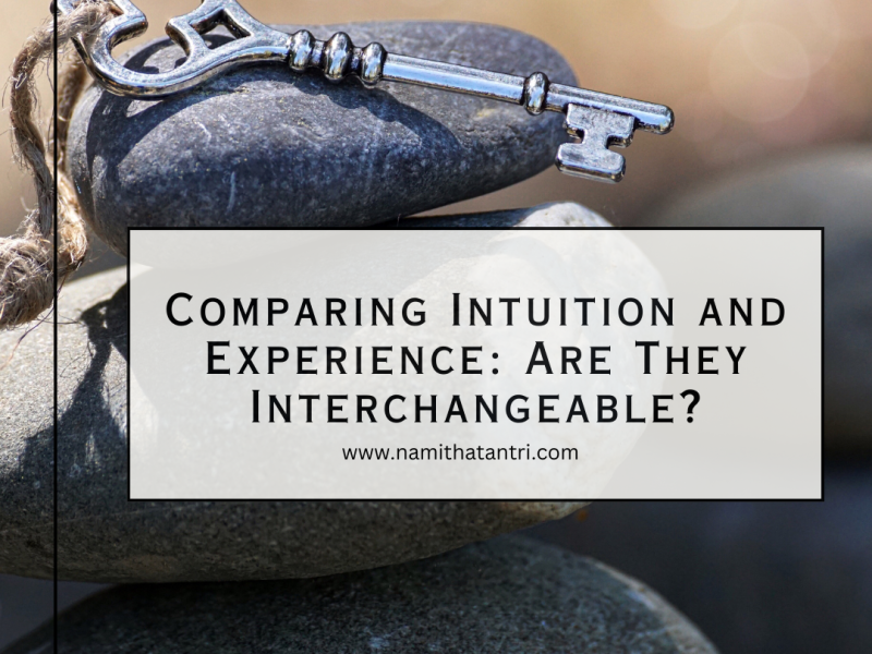 Comparing Intuition and Experience: Are they Interchangeable?